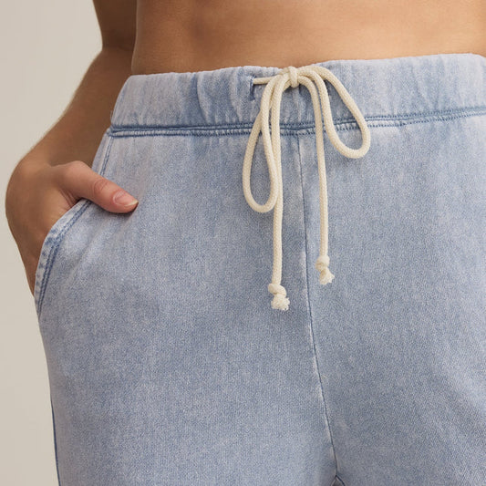 Hunter Knit Denim Pant - Washed Indigo