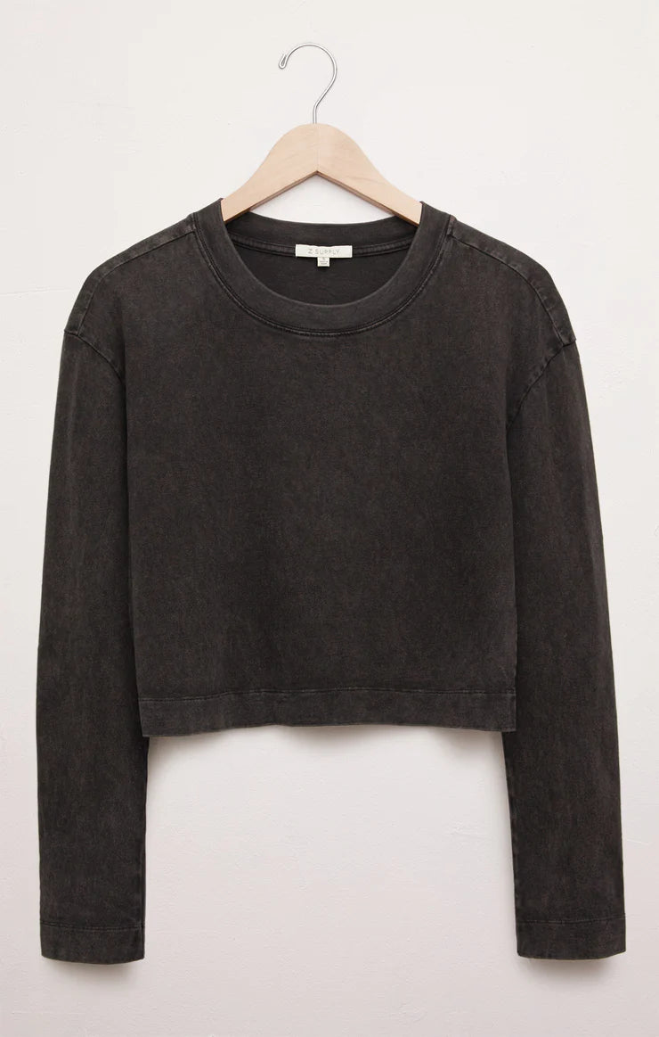 Sloane Long Sleeve Tee - Black