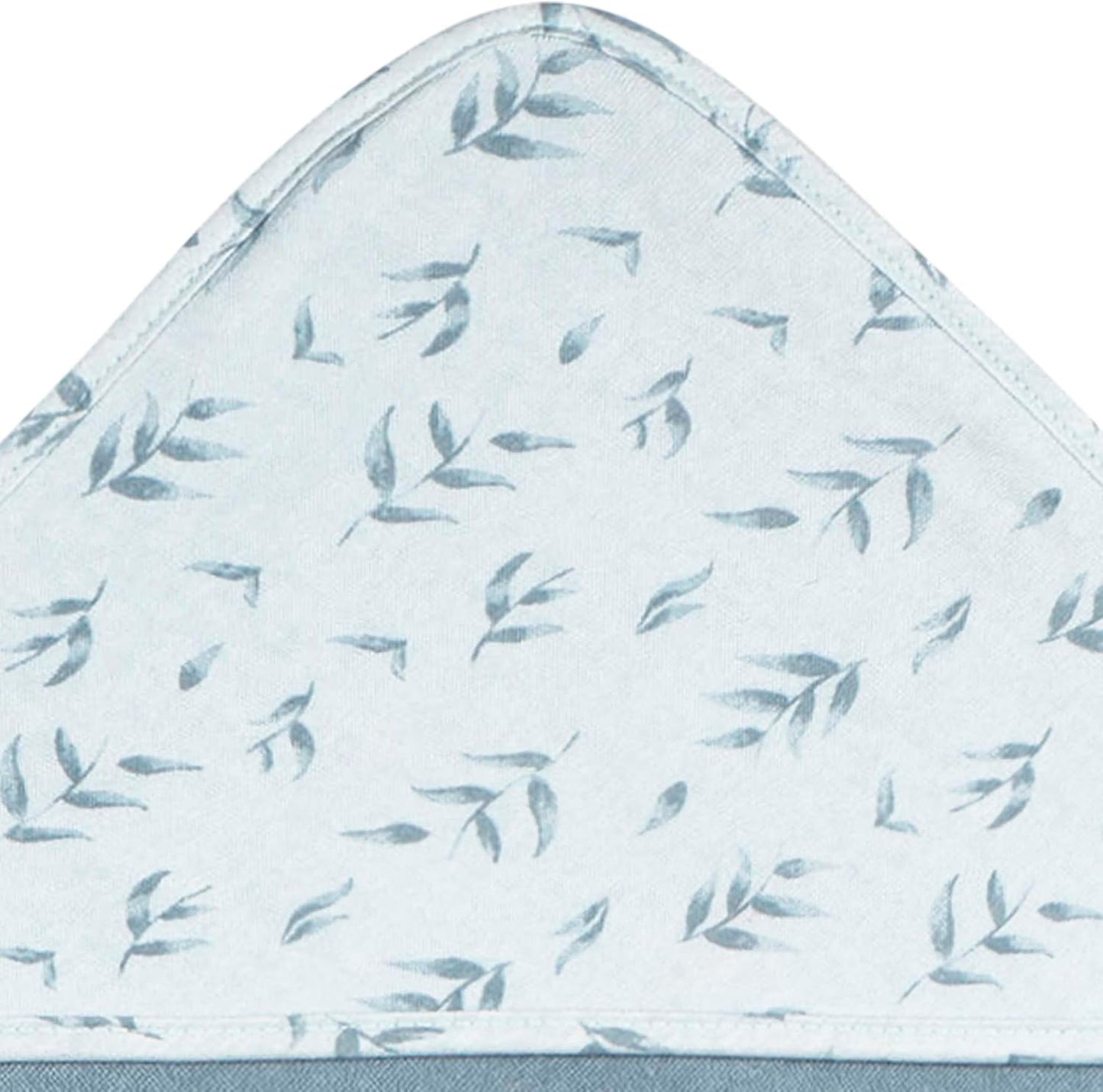 Hooded Towel - Blue Foliage