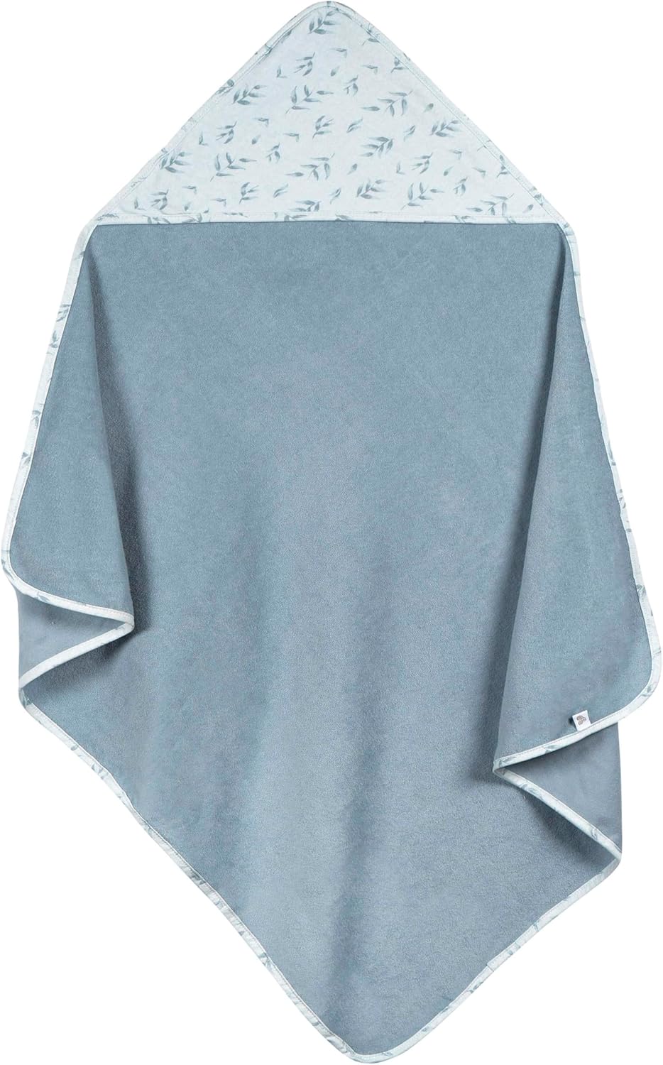 Hooded Towel - Blue Foliage