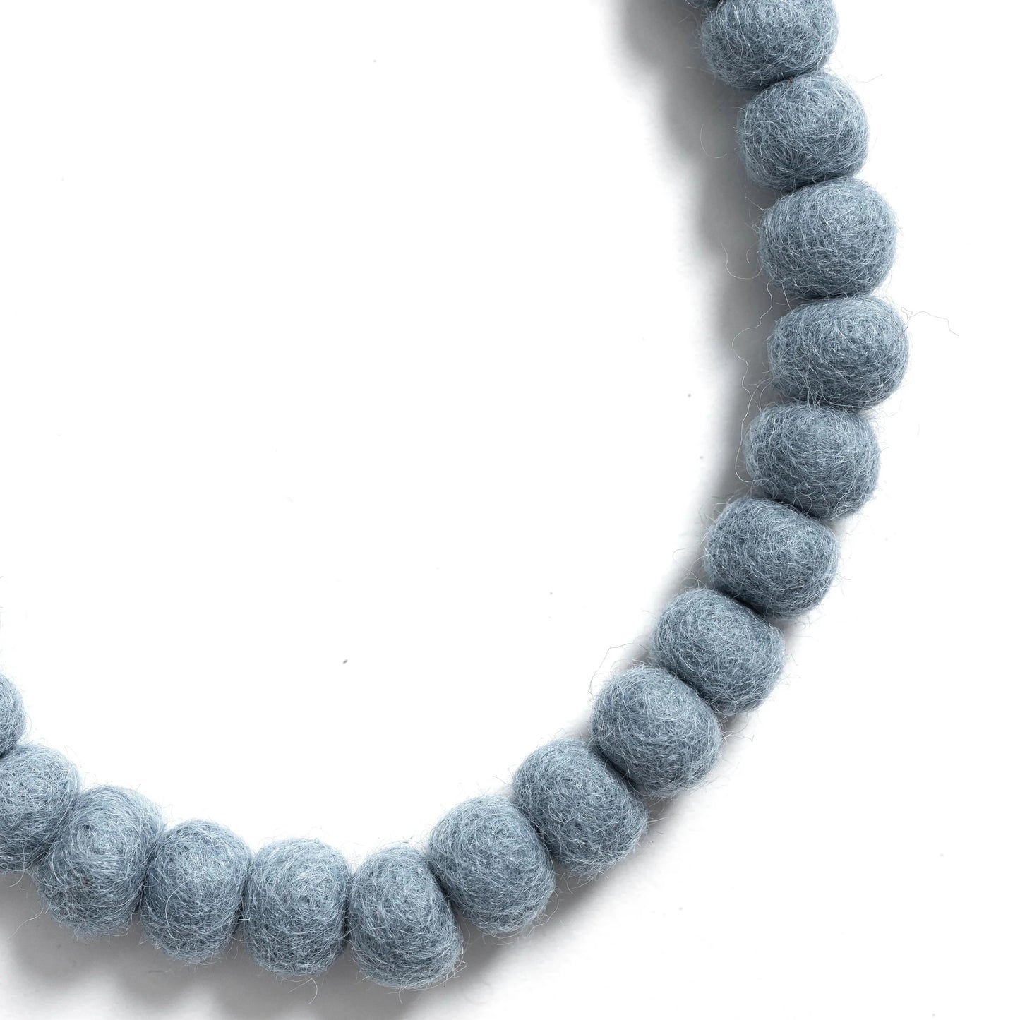 Felt Garland - Blue Mini Ball