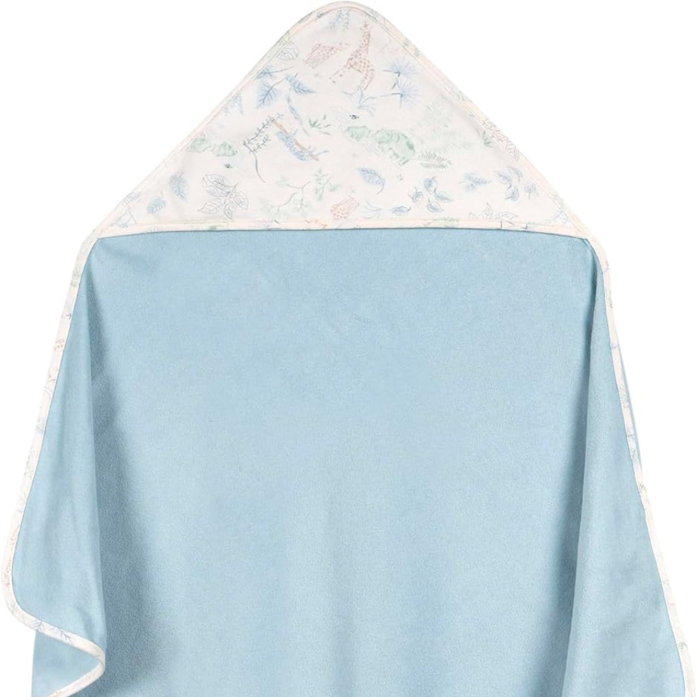 Hooded Towel - Blue Wildlife