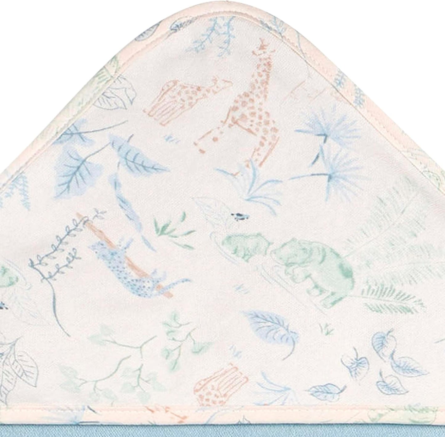 Hooded Towel - Blue Wildlife