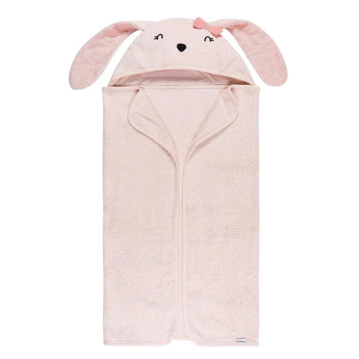 Hooded Towel - Pink Bunny