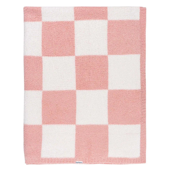 Soft Knit Baby Blanket - Pink