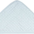Hooded Towel - Blue Waffle
