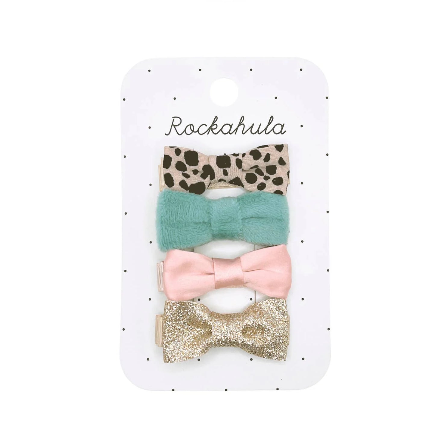 Bow Clip Set - Leopard Love
