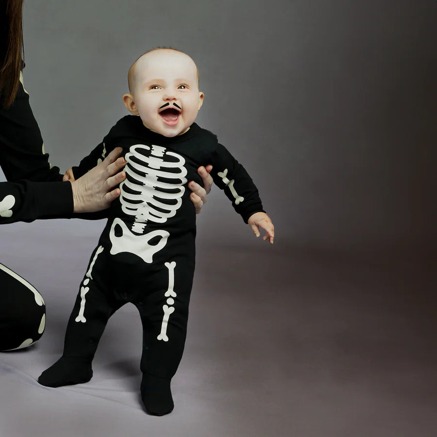 Footed Sleeper - Skeleton (glow)