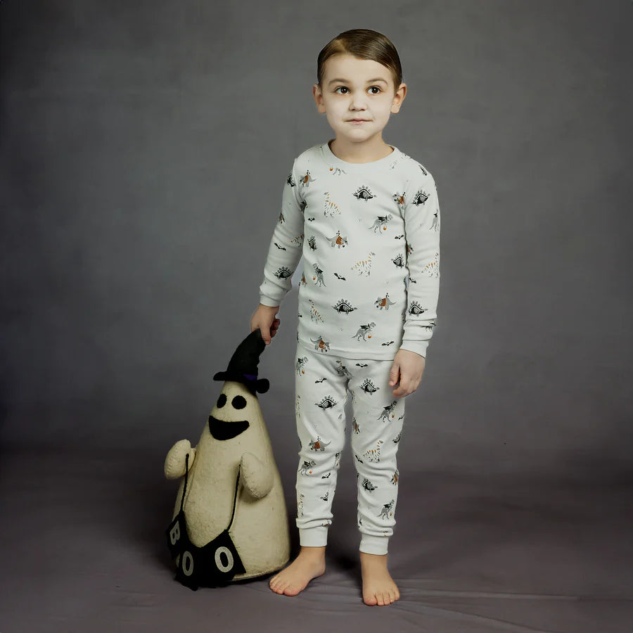 Two Piece Pajama Set - Dinoscaries (glow)