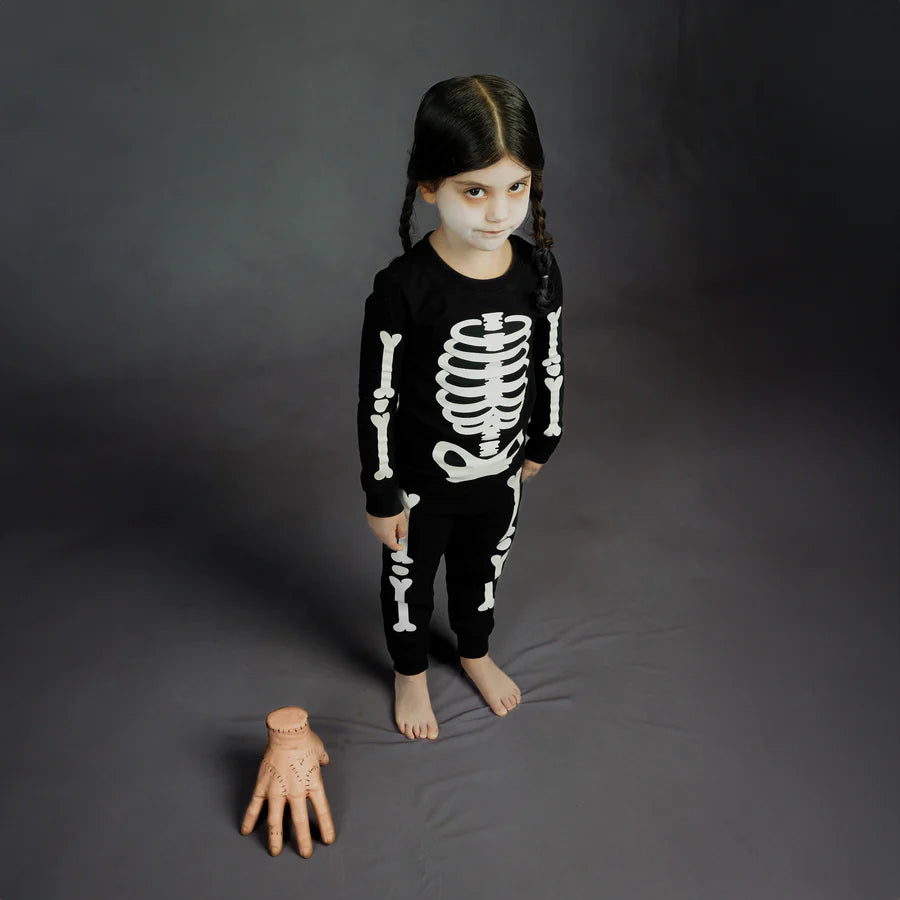 Two Piece Pajama Set - Skeleton (glow)