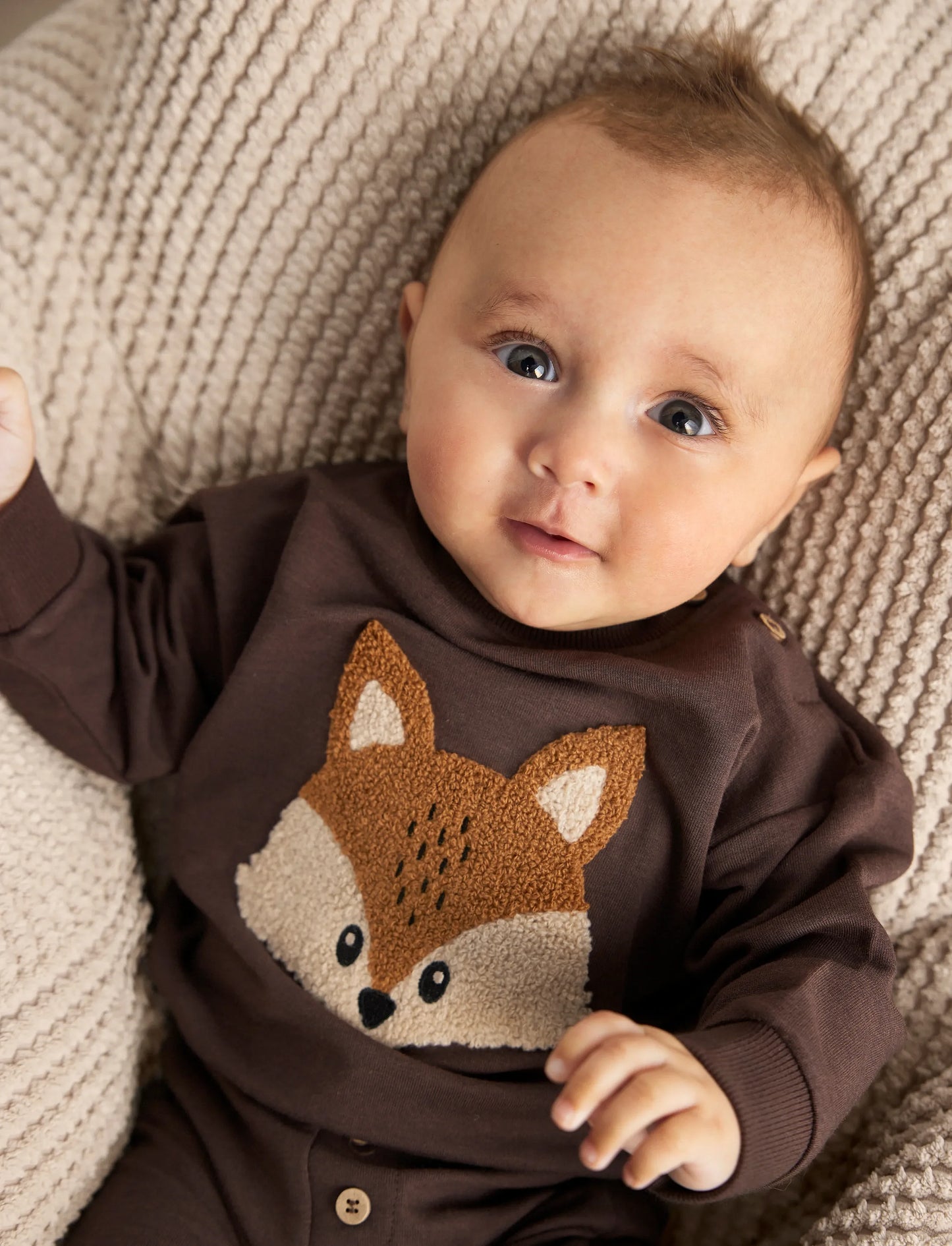 Baby Fox Sweatpants - Brown
