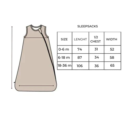 Sleep Bag - Dusty Pink (1.0 TOG)
