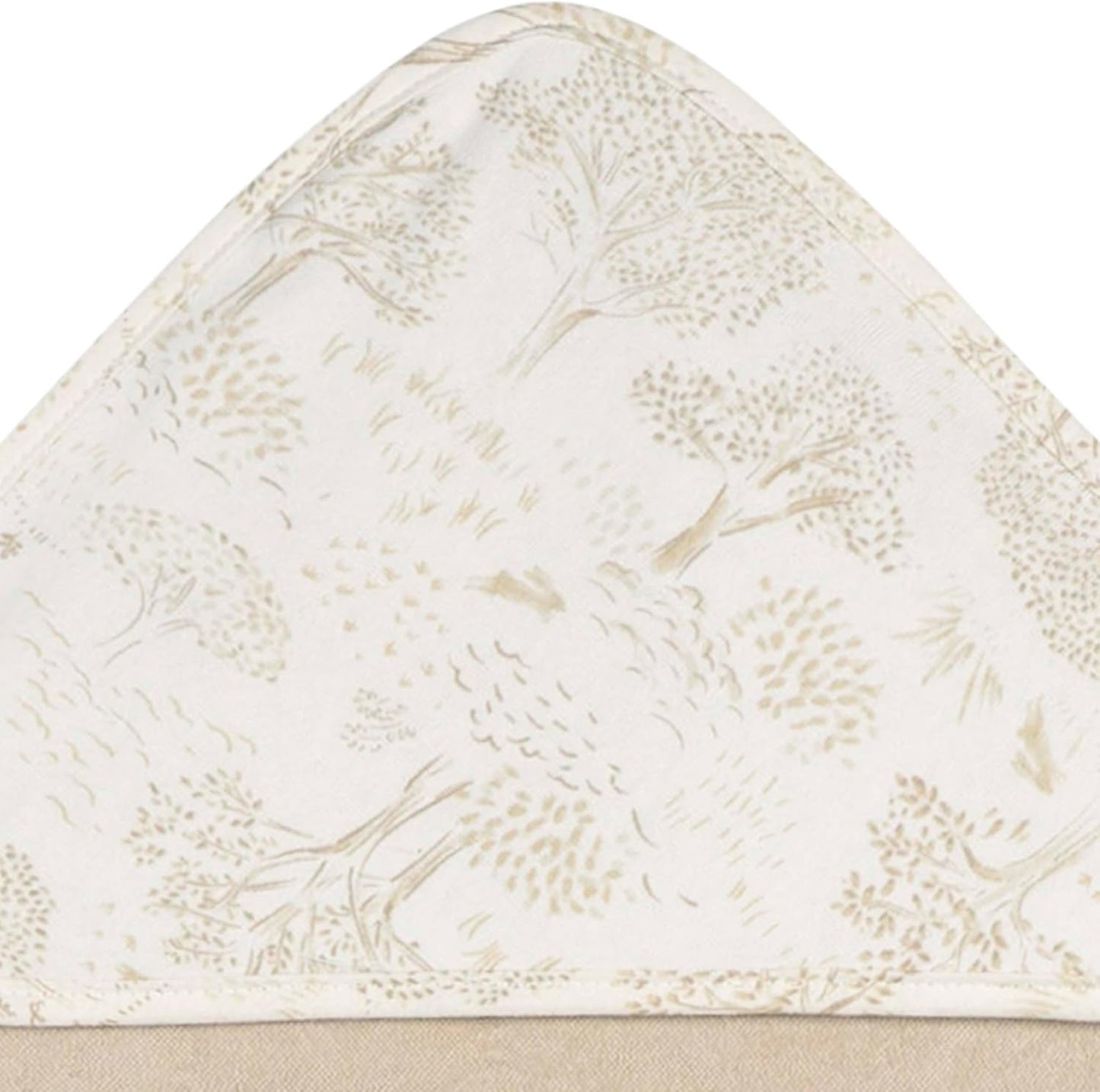 Hooded Towel - Tan Bunny Hop