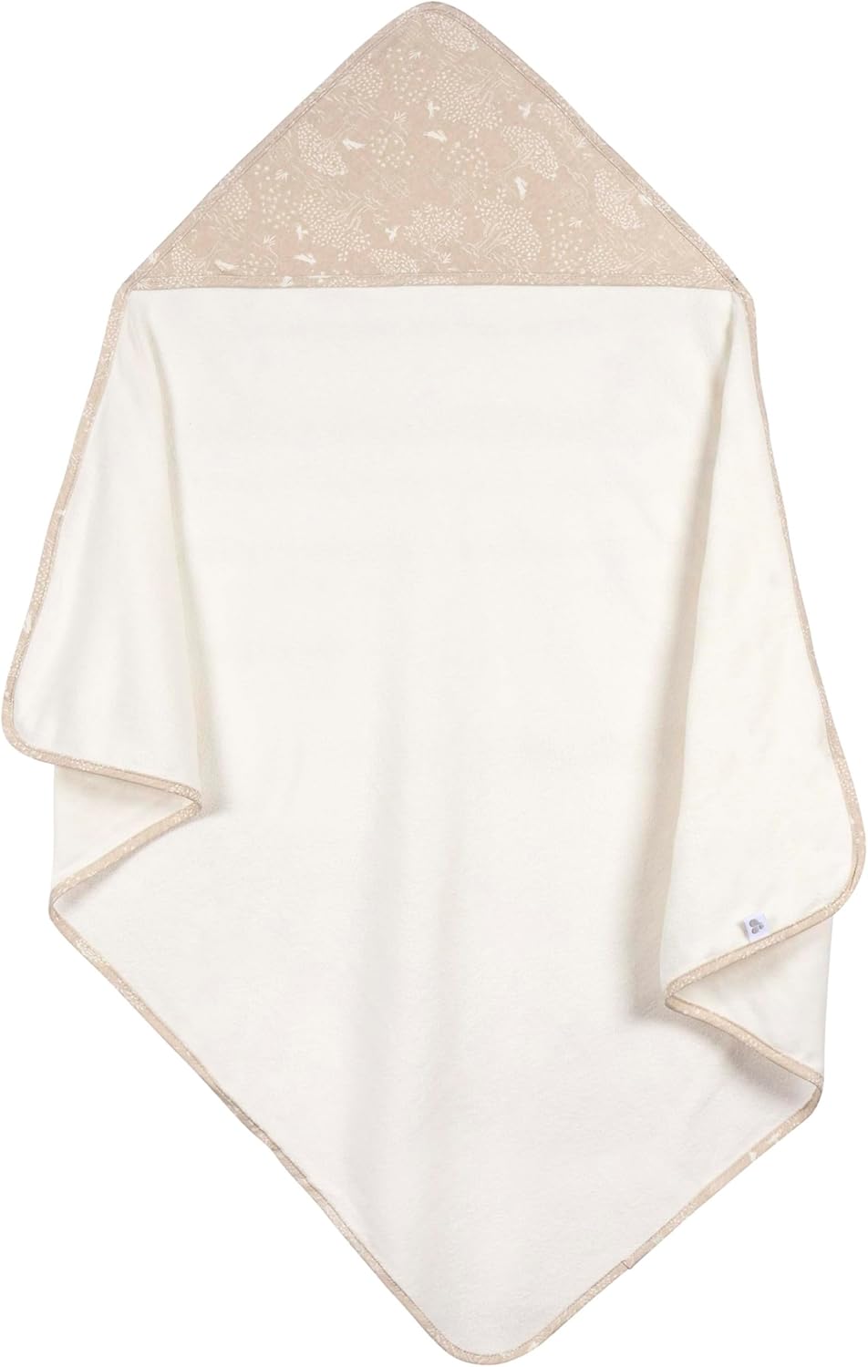 Hooded Towel - Tan Bunnies