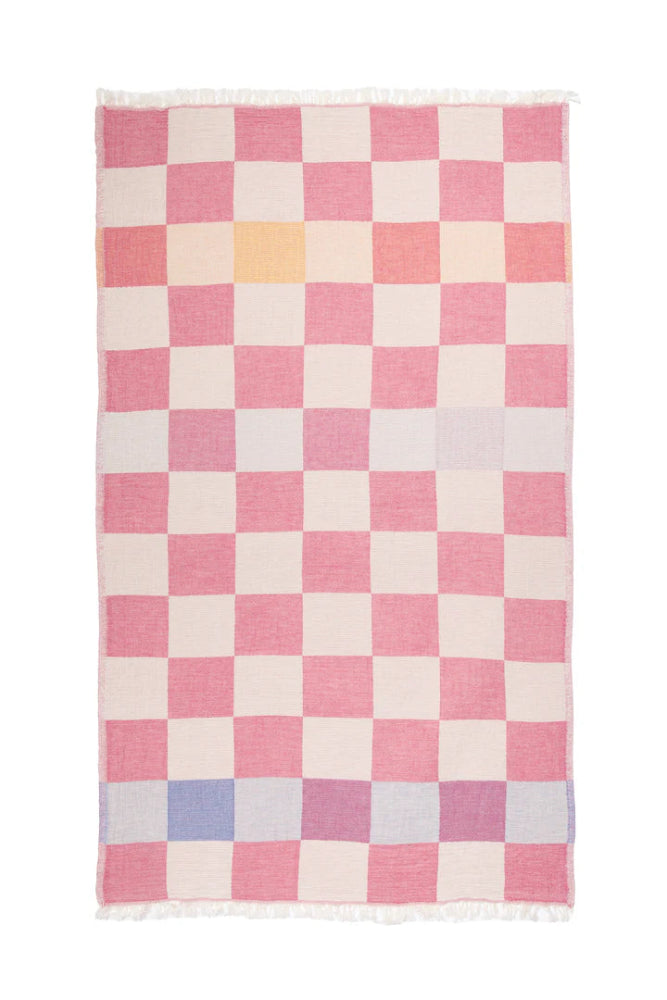 The Beckon Towel - Pink Mix
