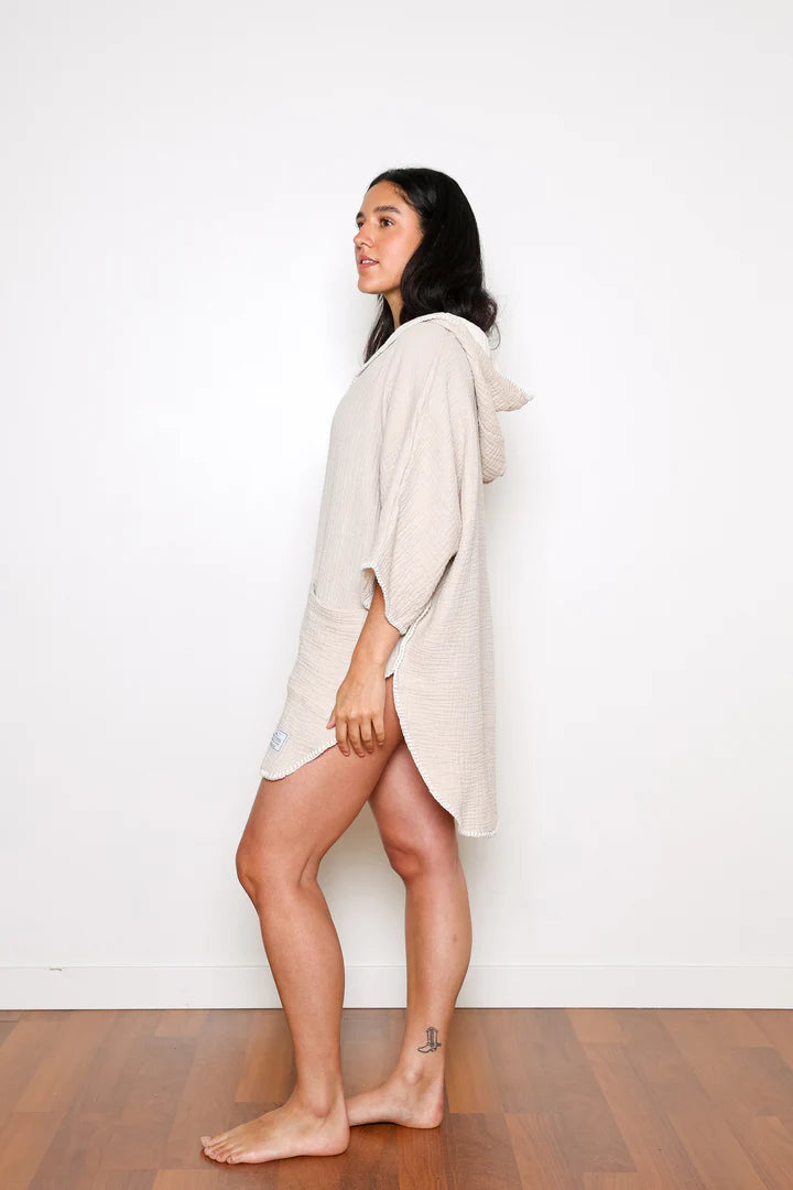 Cocoon Surf Poncho - Tan