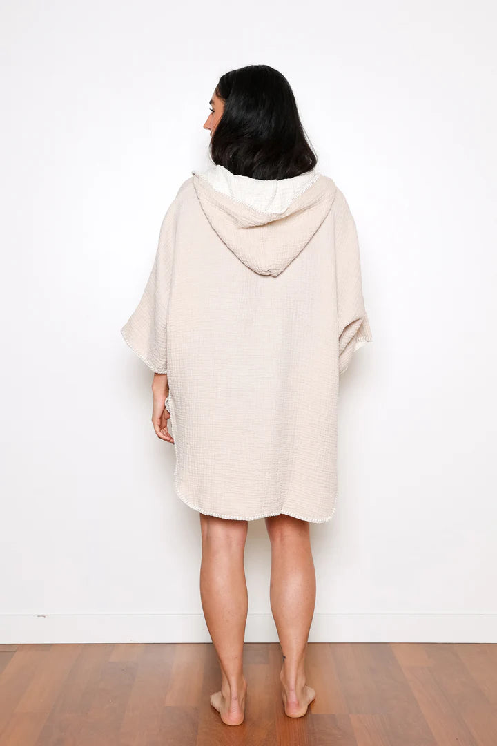 Cocoon Surf Poncho - Tan