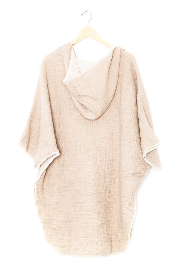 Cocoon Surf Poncho - Tan