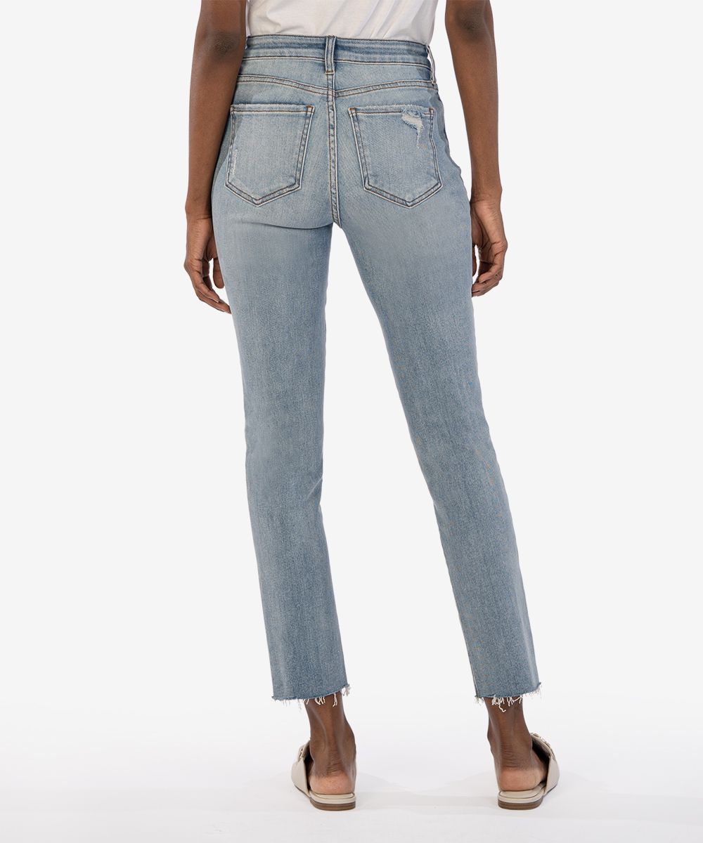 Reese High Rise Straight Ankle - Circulated Wash