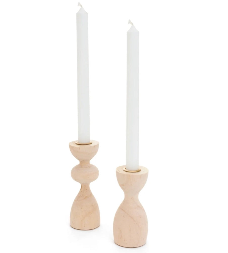 Wooden Candle Holder