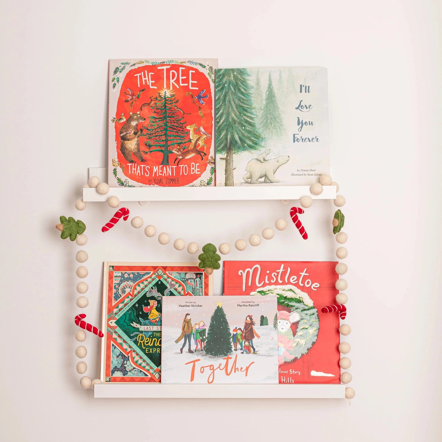Felt Garland - Candy Cane Christmas Tree