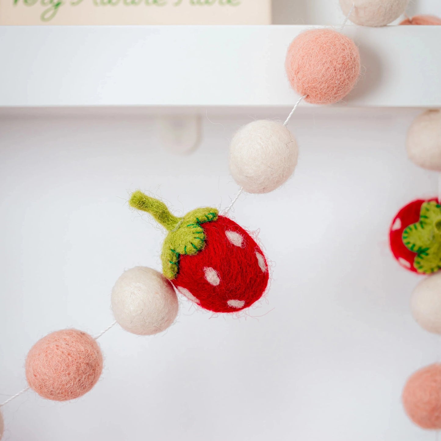 Felt Garland - Sweet Strawberries