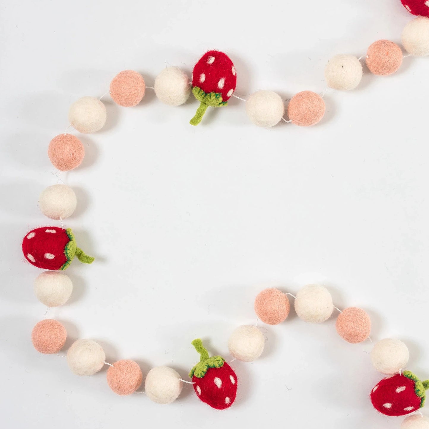 Felt Garland - Sweet Strawberries