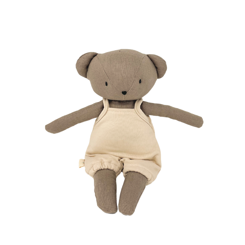 Coco Bear + Sand Harem Romper