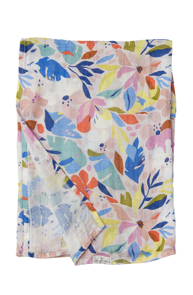 Luxe Muslin Swaddle - Hawaiian Floral
