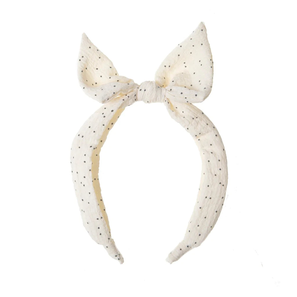 Tie Headband - Mini Dotty