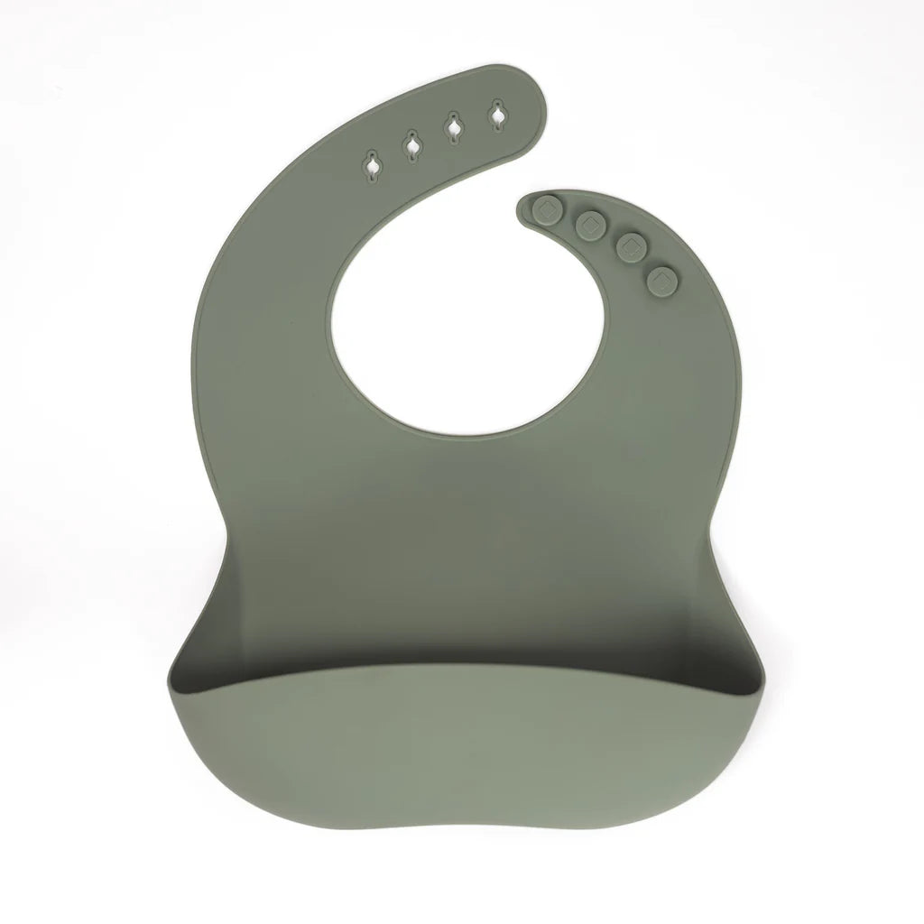 Silicone Bib - Sage