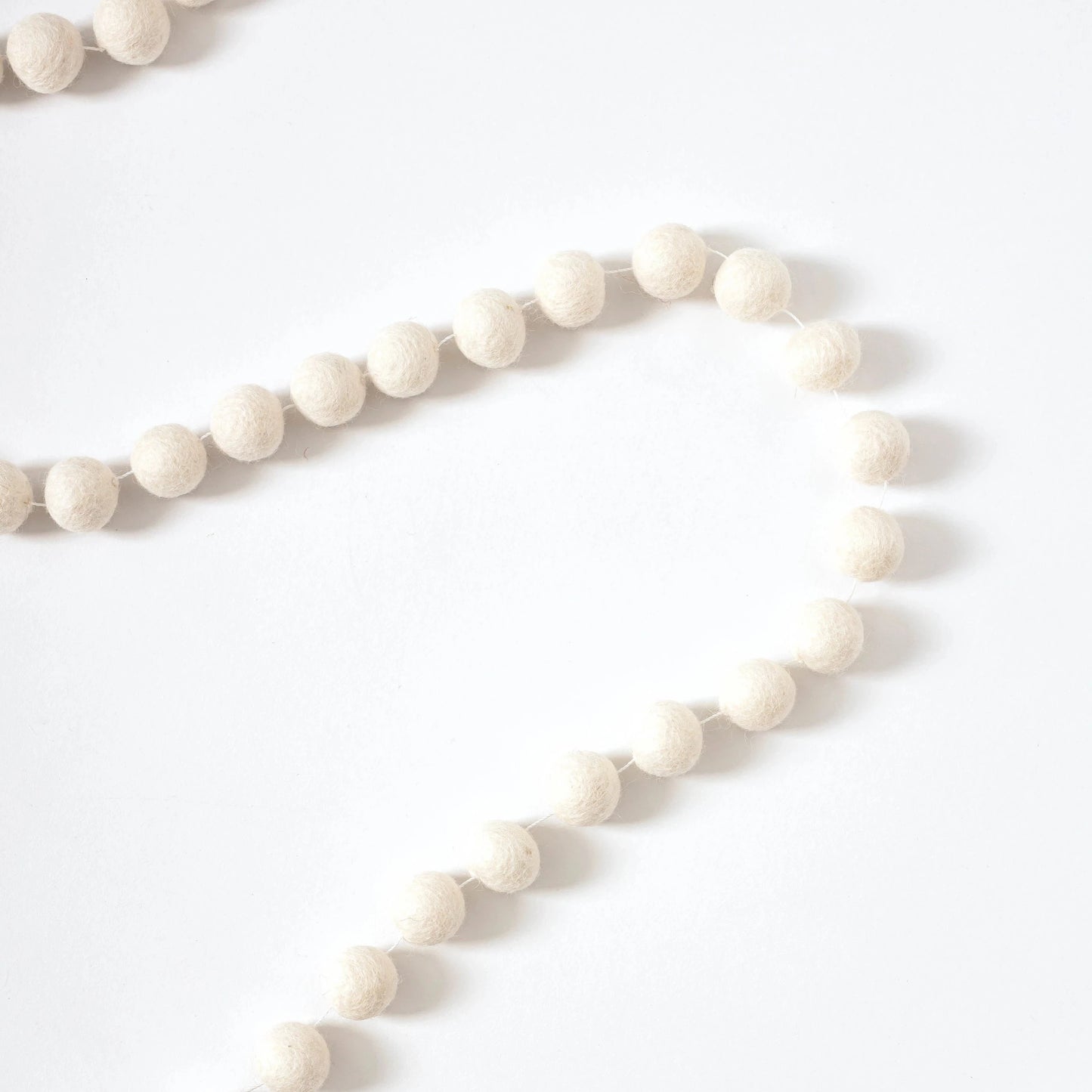 Felt Garland - White