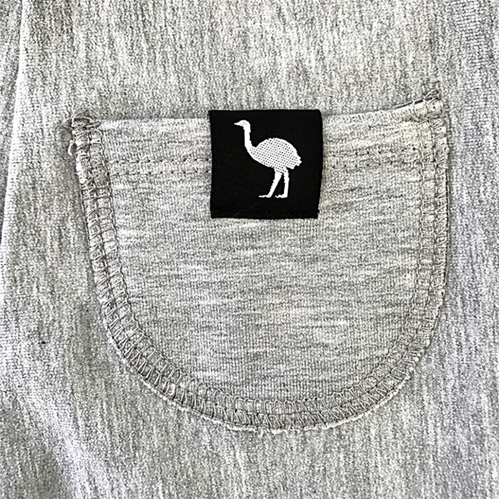 French Terry Unisex Legging - Heather Lake