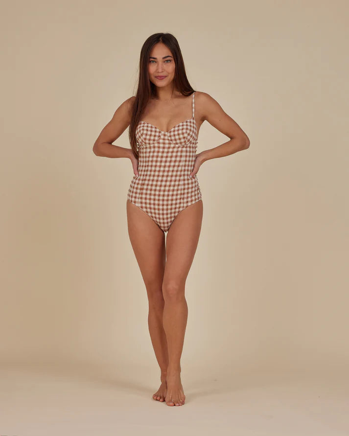 Underwire One-Piece - Summer Plaid