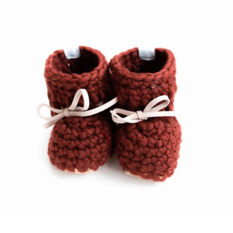 Knit Moccasins - Spice