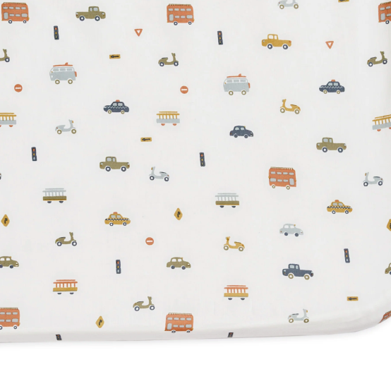 Fitted Crib Sheet - Rush Hour