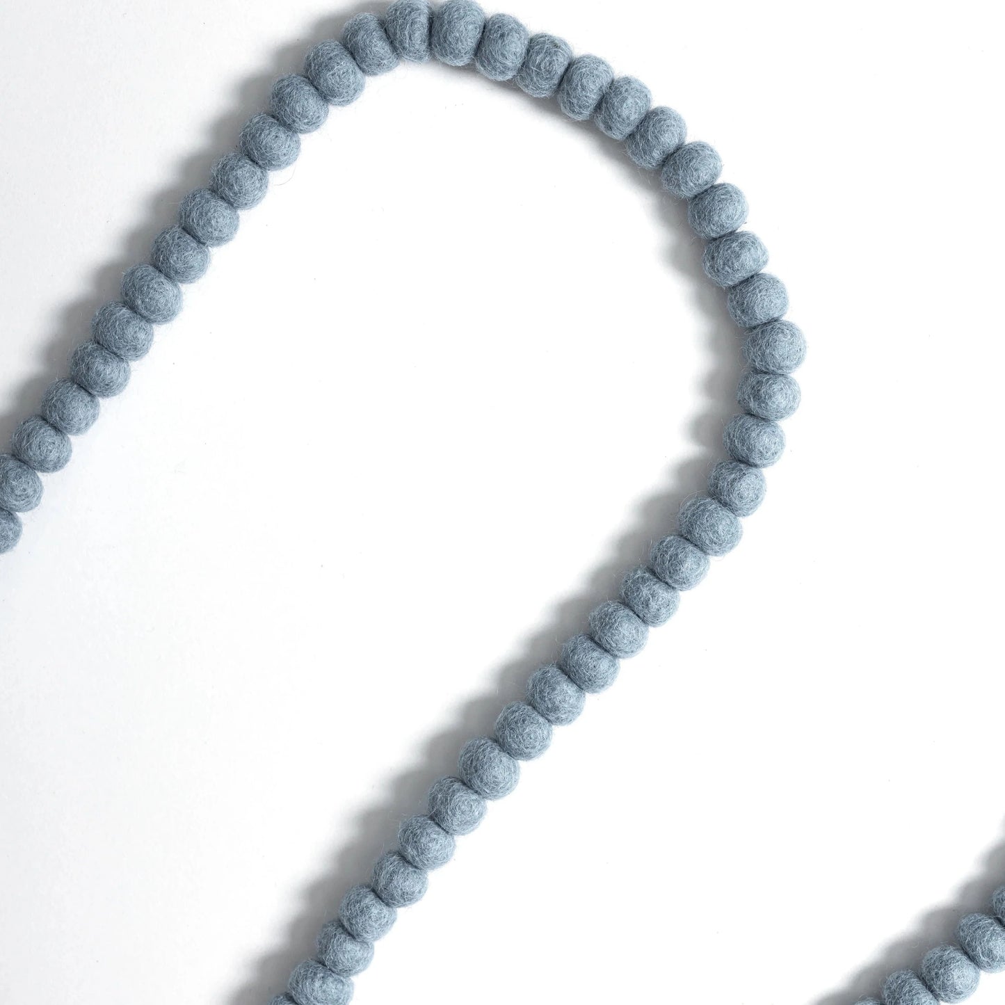 Felt Garland - Blue Mini Ball