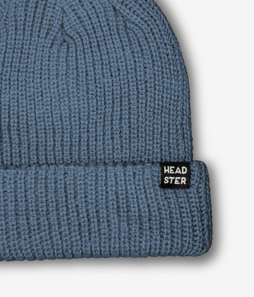 Minimal Beanie - Slate Blue