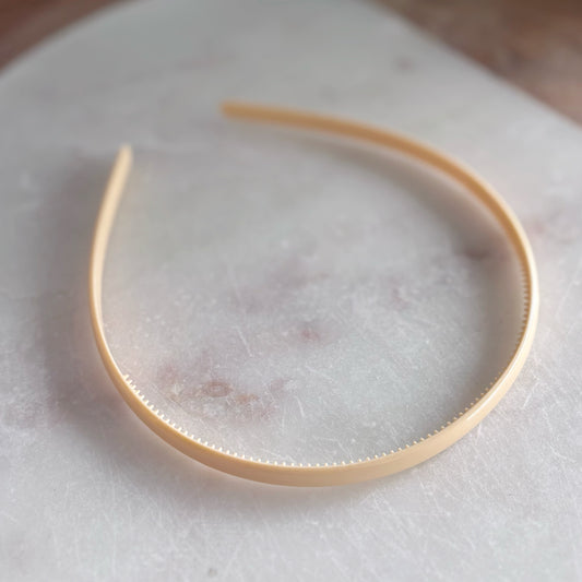 Thin Headband - Butter Yellow