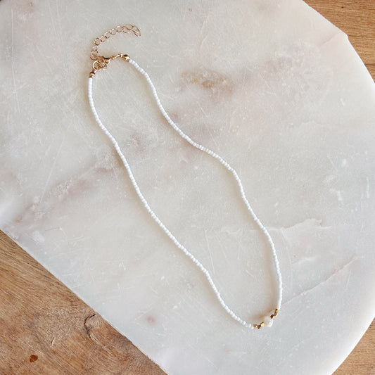Tanner Necklace - White