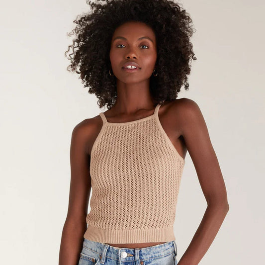 Diana Knit Tank - Light Dune