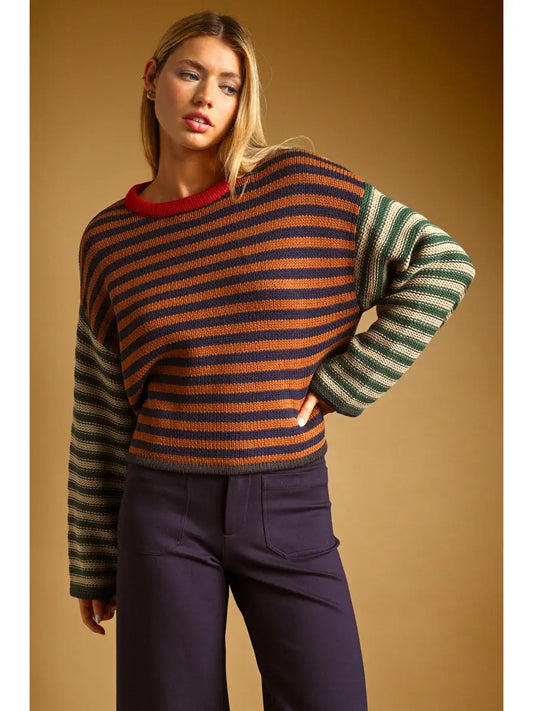 Autumn Stripes Sweater