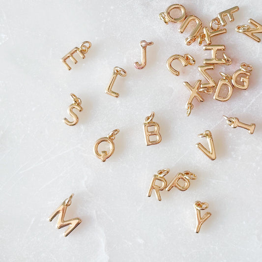 Gold Letter Pendant