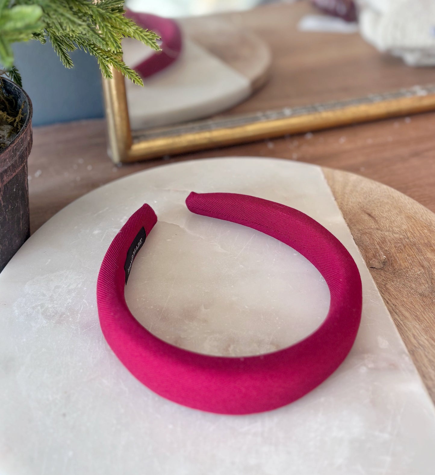 Sponge Headband - Holiday Red