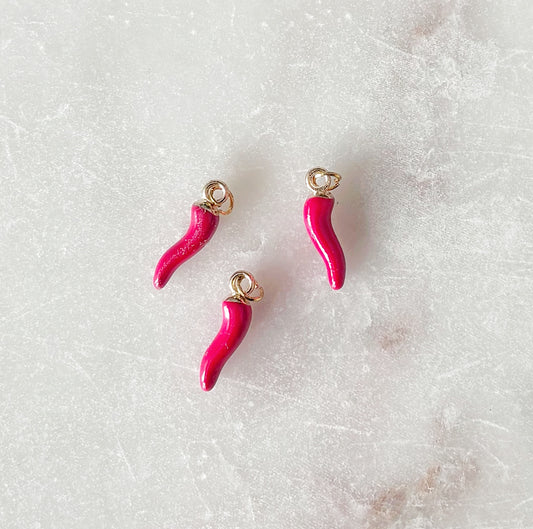 Enamel Chili Pepper Charm