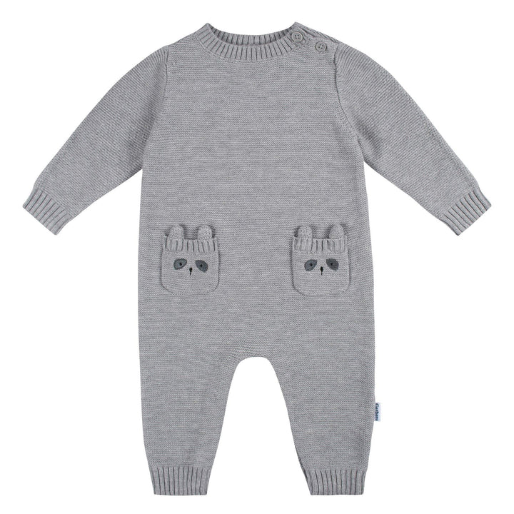 Long Sleeve Romper - Raccoon