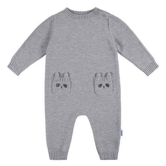 Long Sleeve Romper - Raccoon