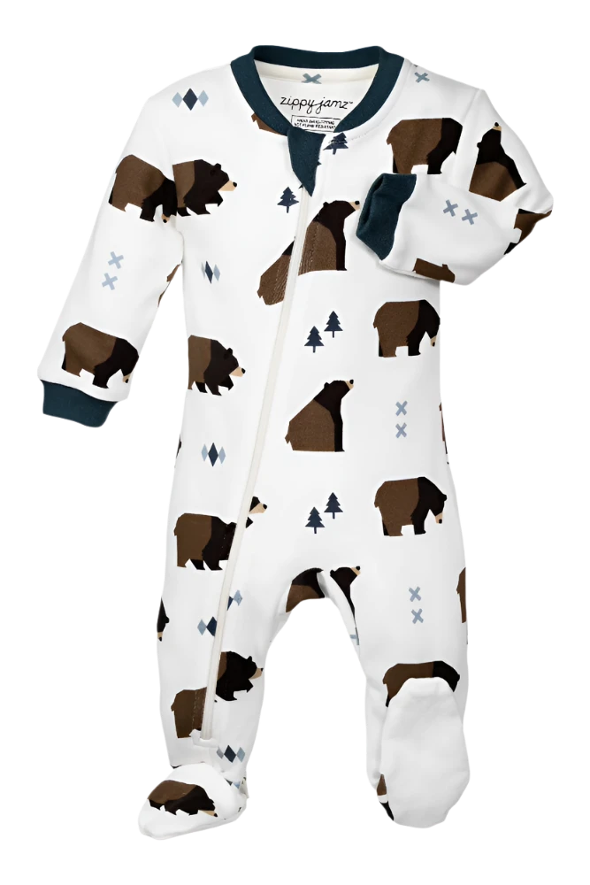 Organic Cotton Sleeper - Little Grizzle