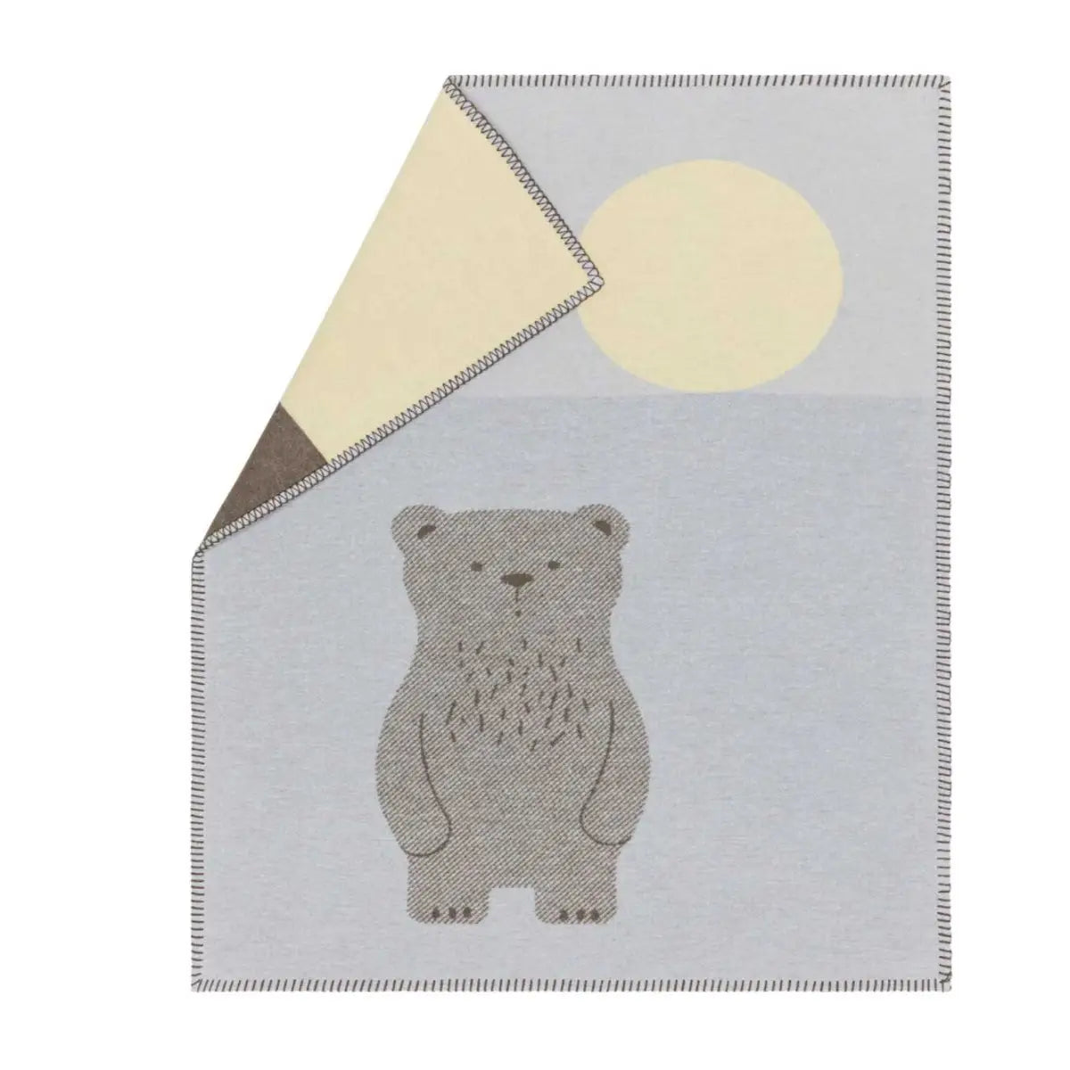 Cotton Flannel Blanket - Moon Bear