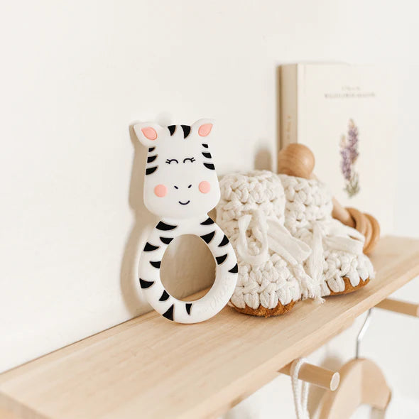 Silicone Teether - Zebra